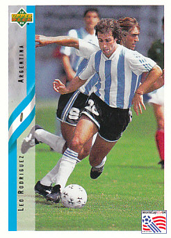 Leo Rodriguez Argentina Upper Deck World Cup 1994 Eng/Ita #197